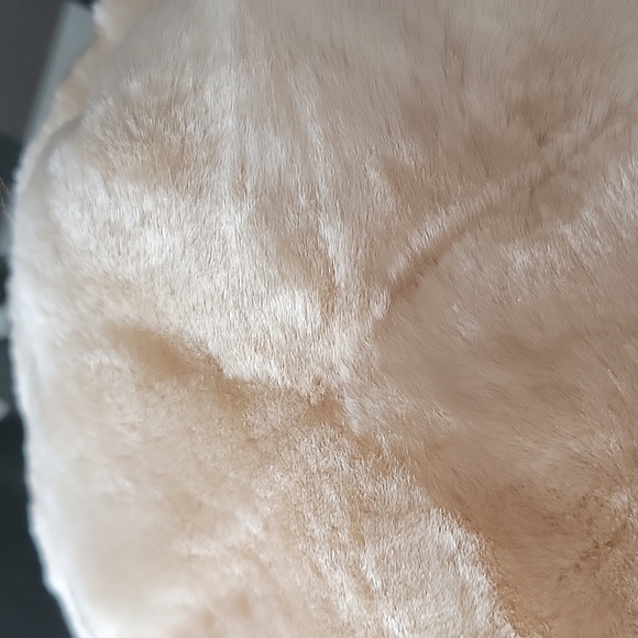 Australian Cloud Nine Genuine Shipskin Shearling Fur Winter Hat Ivory Sherpa L main image 13